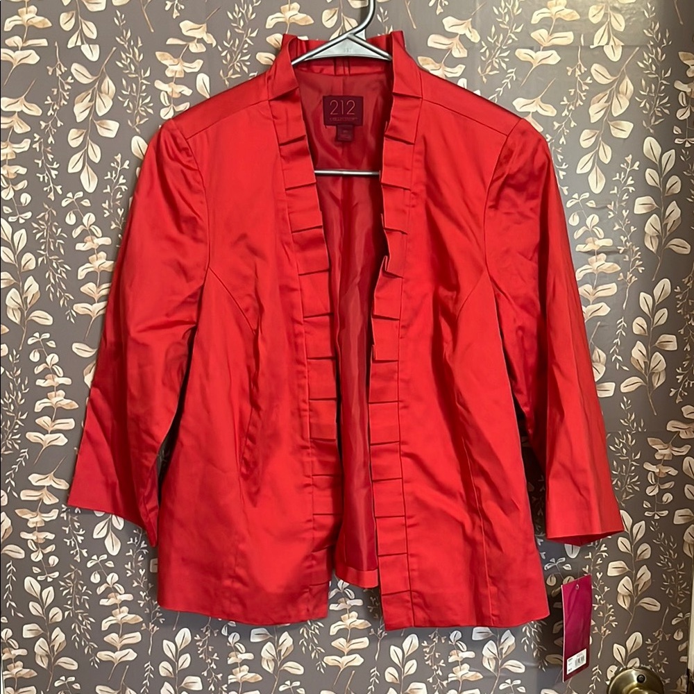212 Collection Women's Vibrant Red Blazer